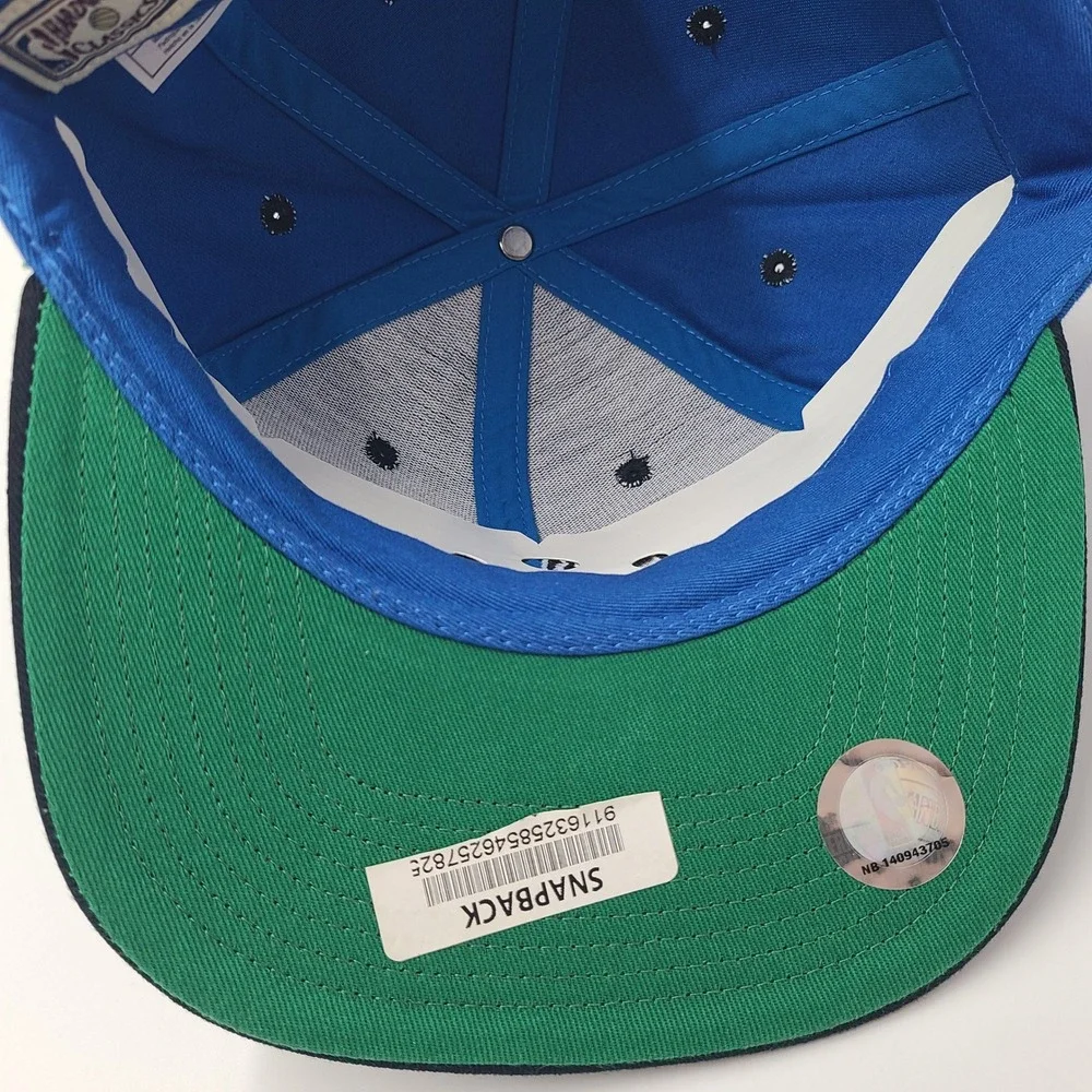 Orlando Magic Hat Snapback Adidas Blue Black NBA Basketball Hardwood Classics
